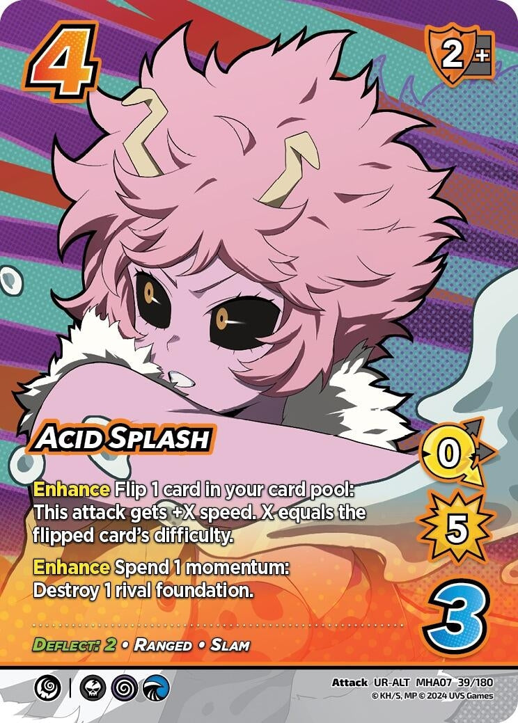 Image for Acid Splash (Alternate Art) (UniVersus: My Hero Academia: Girl Power) (39/180) - UniVersus
