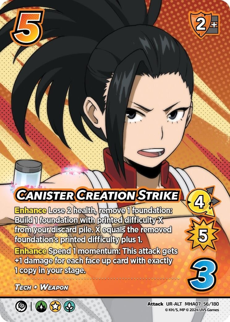 Image for Canister Creation Strike (Alternate Art) (UniVersus: My Hero Academia: Girl Power) (56/180) - UniVersus