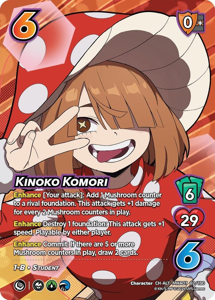 Image for Kinoko Komori (Alternate Art) (UniVersus: My Hero Academia: Girl Power) (82/180) - UniVersus