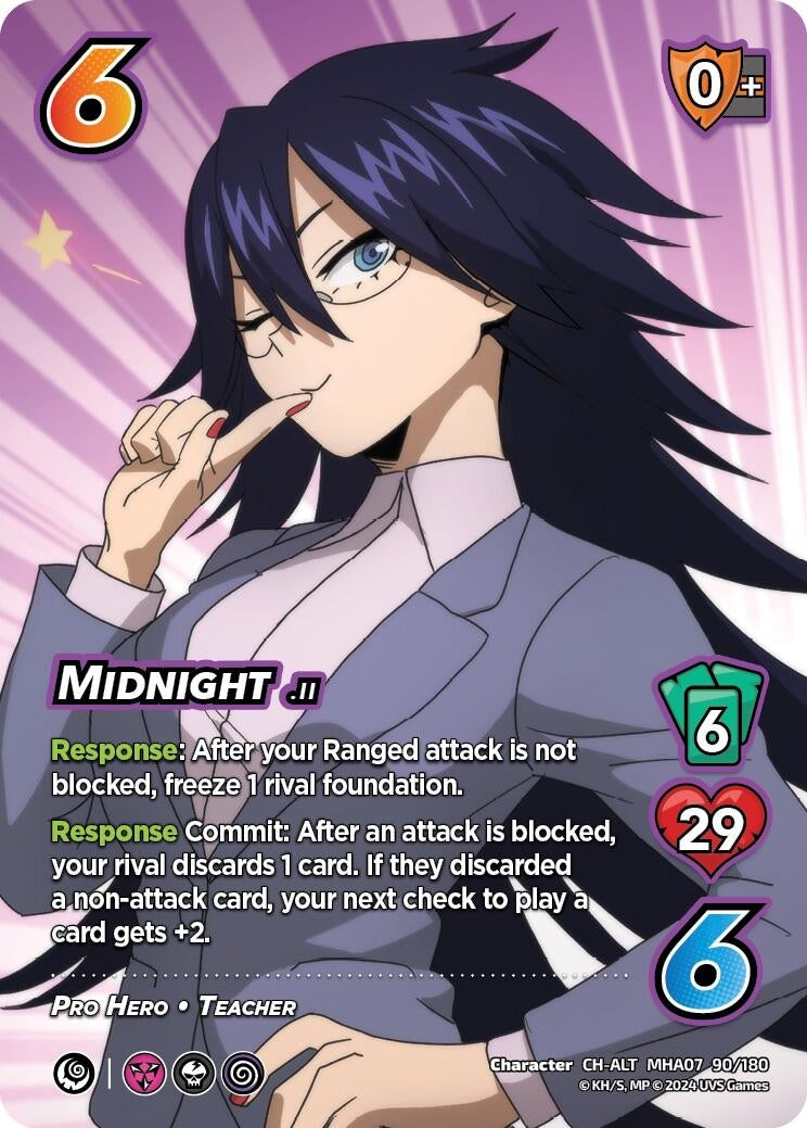 Image for Midnight (Alternate Art) (UniVersus: My Hero Academia: Girl Power) (90/180) - UniVersus