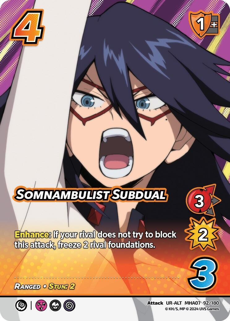 Image for Somnambulist Subdual (Alternate Art) (UniVersus: My Hero Academia: Girl Power) (92/180) - UniVersus