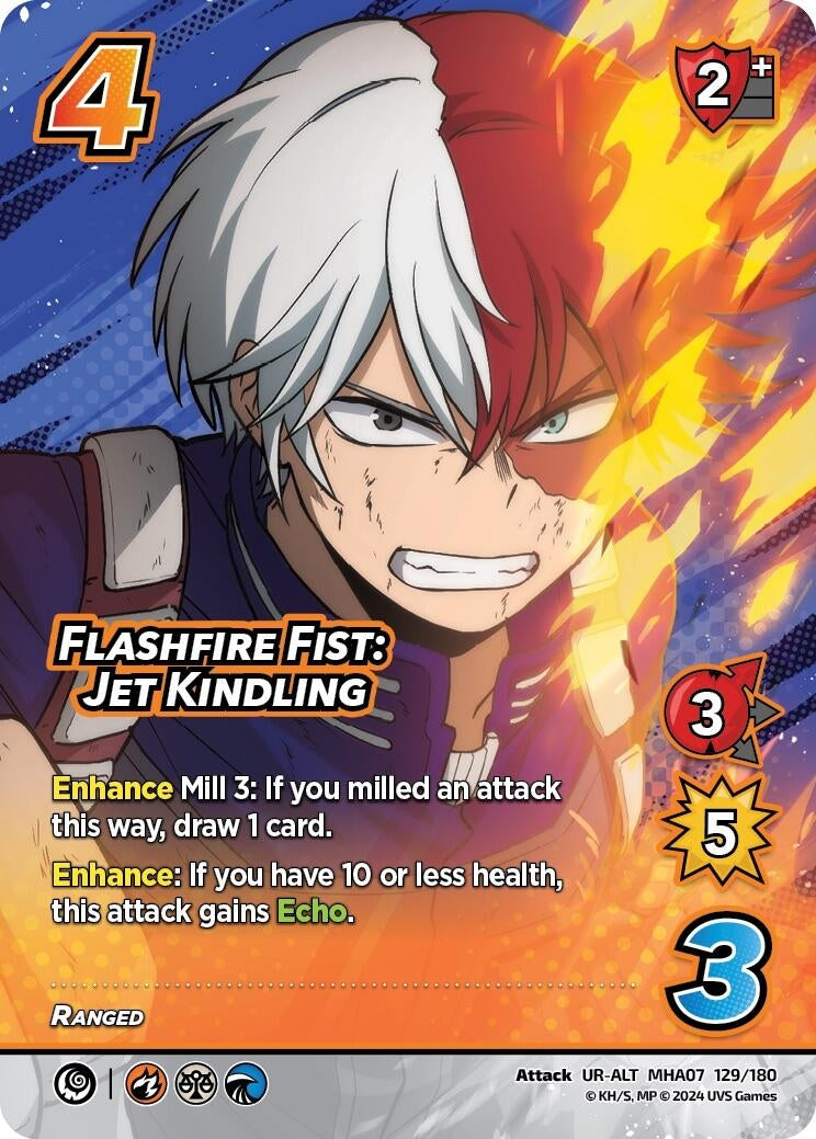 Image for Flashfire Fist: Jet Kindling (Alternate Art) (UniVersus: My Hero Academia: Girl Power) (129/180) - UniVersus