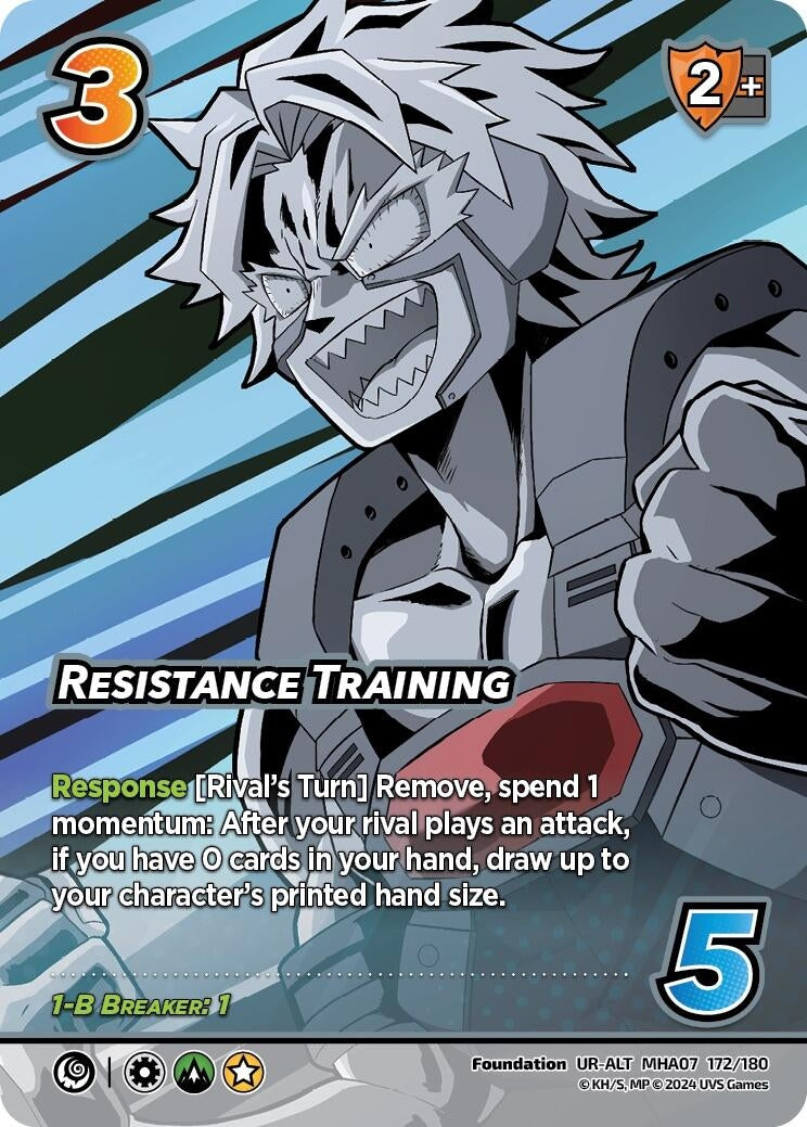 Image for Resistance Training (Alternate Art) (UniVersus: My Hero Academia: Girl Power) (172/180) - UniVersus