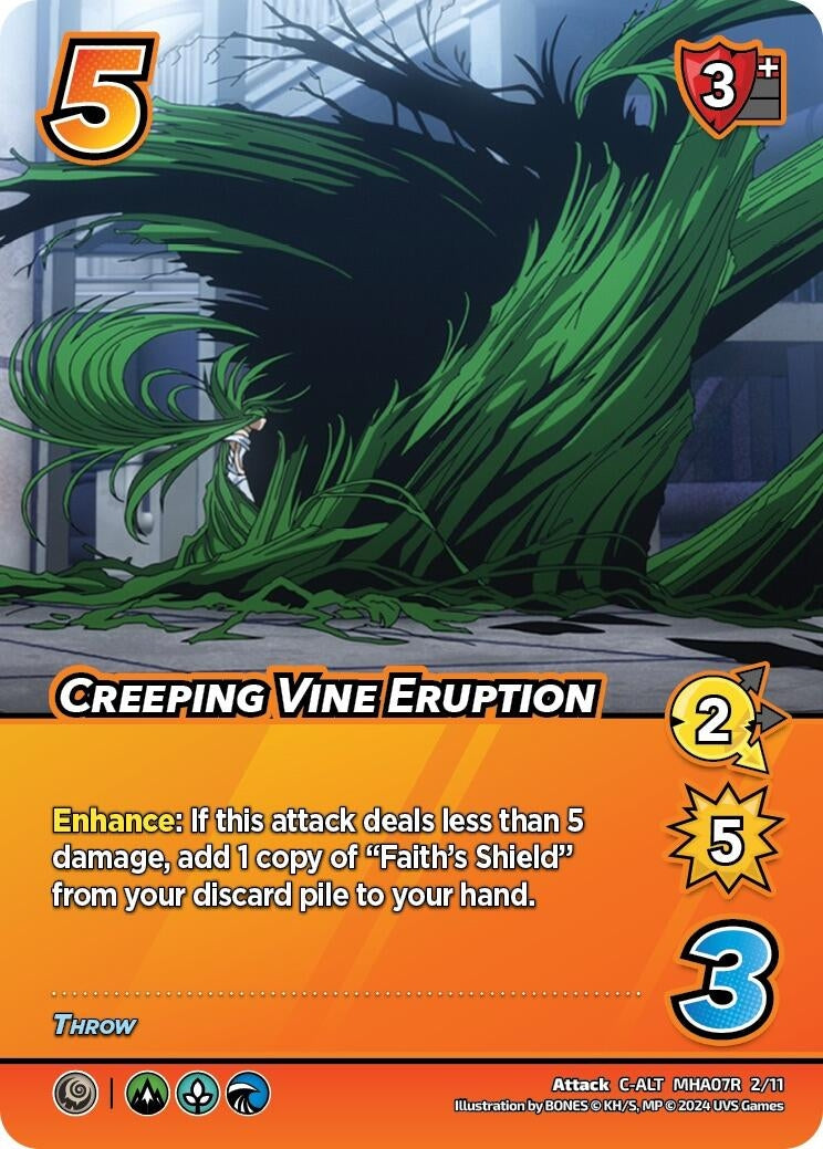 Image for Creeping Vine Eruption (Alternate Art) (UniVersus: My Hero Academia: Girl Power) (2/11) - UniVersus
