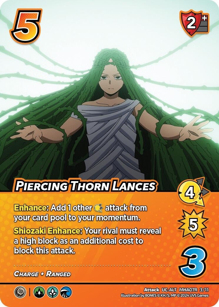 Image for Piercing Thorn Lances (Alternate Art) (UniVersus: My Hero Academia: Girl Power) (3/11) - UniVersus