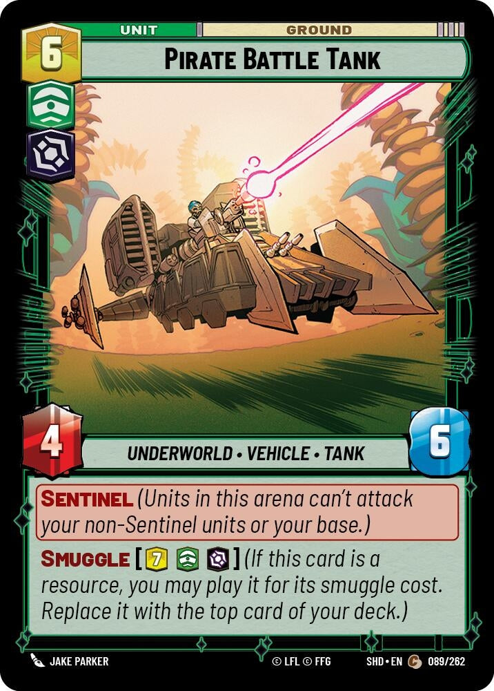 Image for Pirate Battle Tank (Shadows of the Galaxy) (089/262) - Star Wars: Unlimited