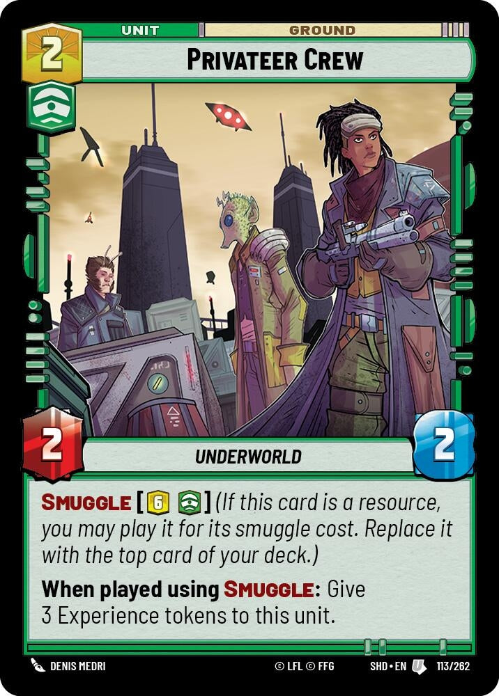 Image for Privateer Crew (Shadows of the Galaxy) (113/262) - Star Wars: Unlimited