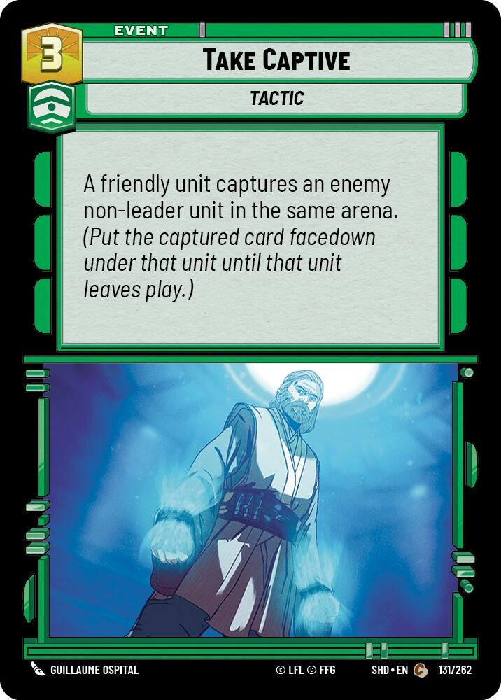 Image for Take Captive (Shadows of the Galaxy) (131/262) - Star Wars: Unlimited