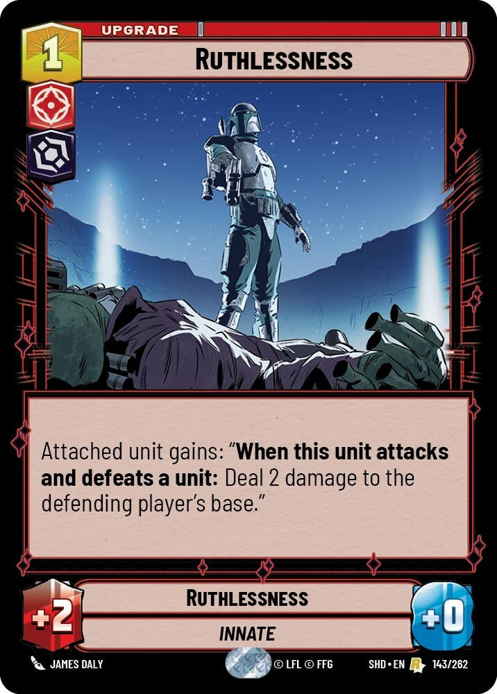Image for Ruthlessness (Shadows of the Galaxy) (143/262) - Star Wars: Unlimited