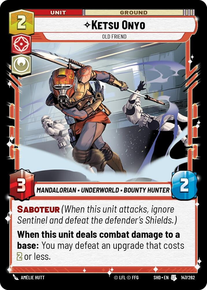 Image for Ketsu Onyo - Old Friend (Shadows of the Galaxy) (147/262) - Star Wars: Unlimited