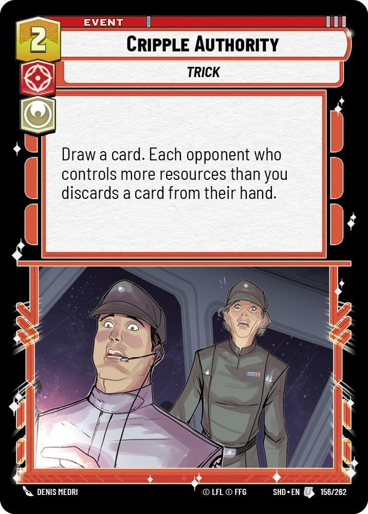 Image for Cripple Authority (Shadows of the Galaxy) (156/262) - Star Wars: Unlimited
