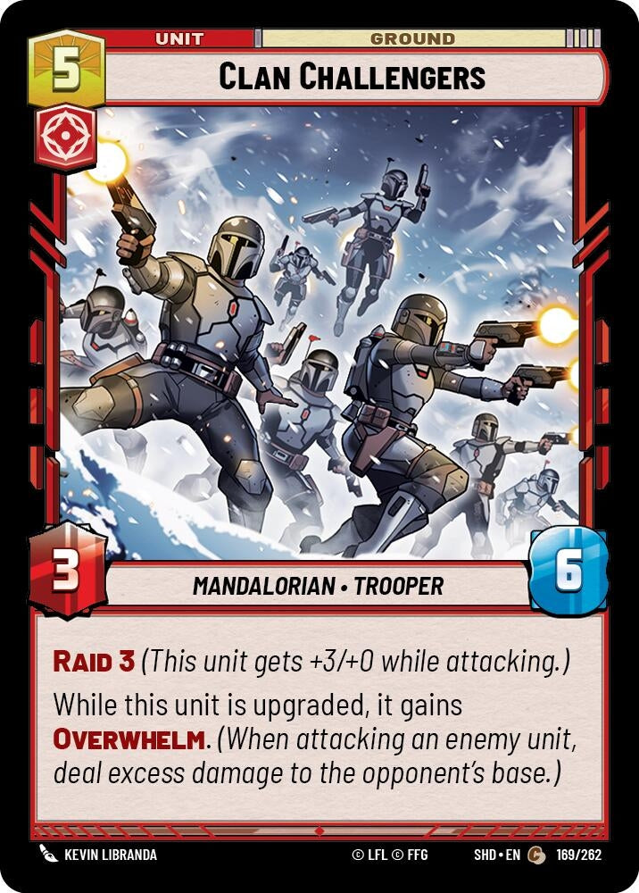 Image for Clan Challengers (Shadows of the Galaxy) (169/262) - Star Wars: Unlimited