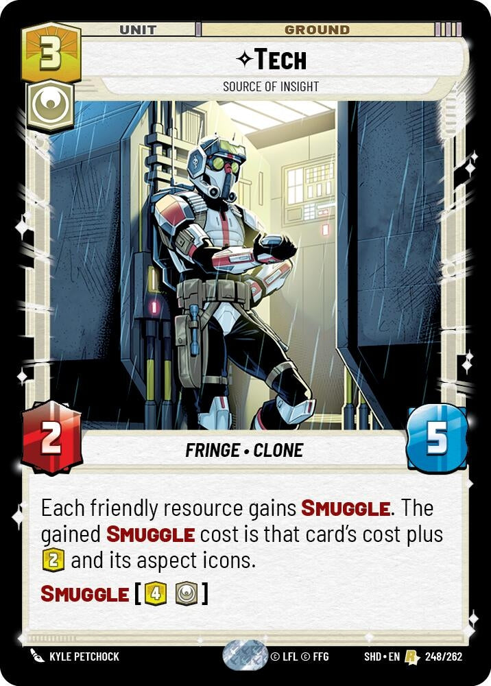 Image for Tech - Source of Insight (Shadows of the Galaxy) (248/262) - Star Wars: Unlimited
