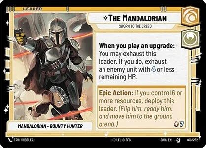 Image for The Mandalorian - Sworn To The Creed (Shadows of the Galaxy) (018/262) - Star Wars: Unlimited