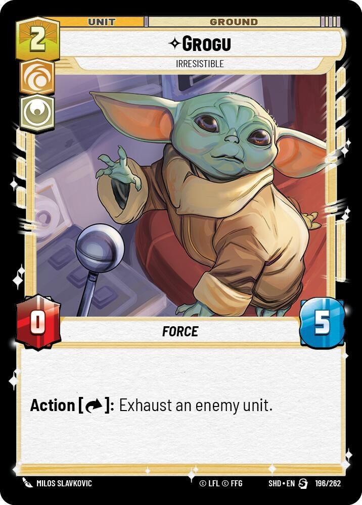 Image for Grogu - Irresistible (Shadows of the Galaxy) (196/262) - Star Wars: Unlimited