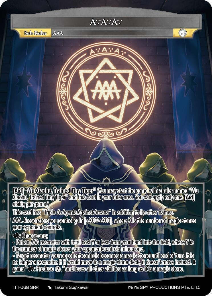 Image for AAA (Thoth of the Trinity) (TTT-068 SRR) - Force of Will