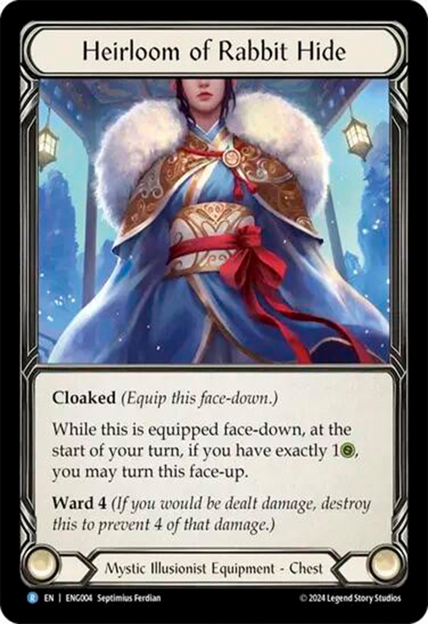 Image for Heirloom of Rabbit Hide (Blitz Deck: Part the Mistveil - Enigma) (ENG004) - Flesh and Blood TCG