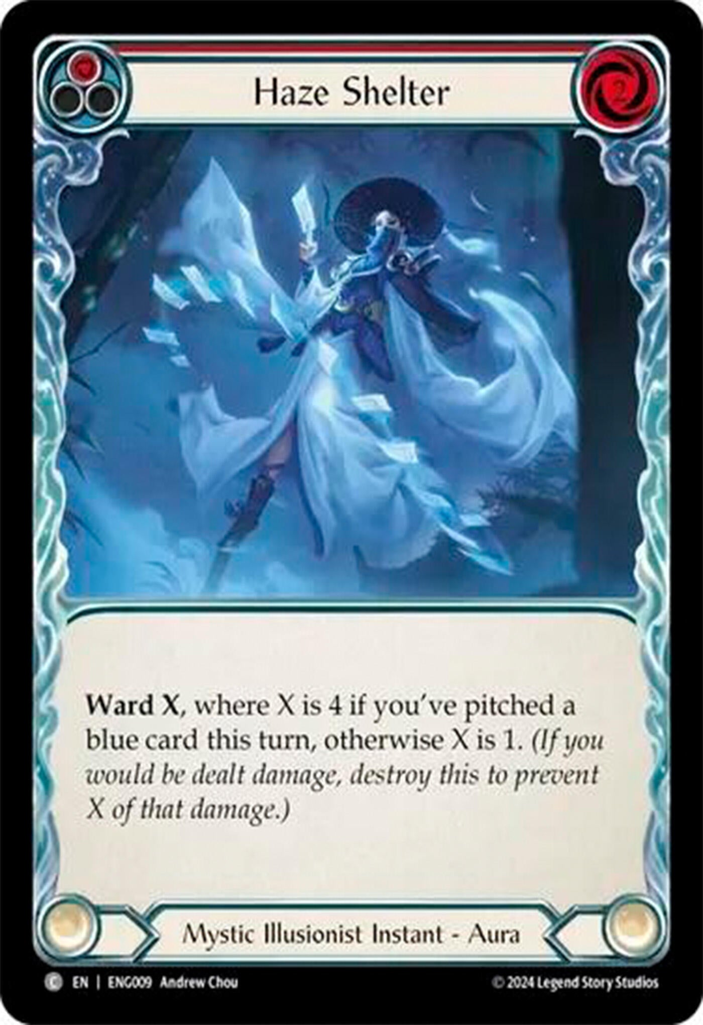 Image for Haze Shelter (Blitz Deck: Part the Mistveil - Enigma) (ENG009) - Flesh and Blood TCG