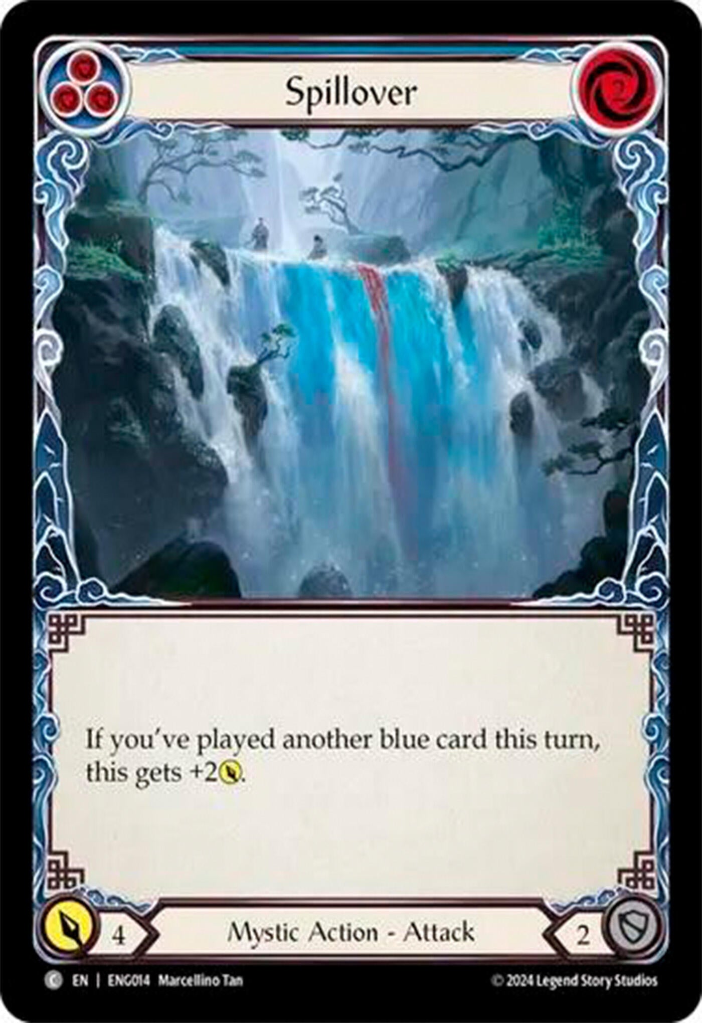 Image for Spillover (Blitz Deck: Part the Mistveil - Enigma) (ENG014) - Flesh and Blood TCG