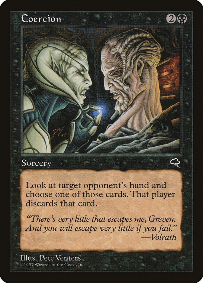 Image for Coercion (Tempest) (113) - Magic: The Gathering