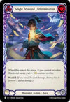 Image for Single Minded Determination (Blitz Deck: Part the Mistveil - Enigma) (ENG020) - Flesh and Blood TCG