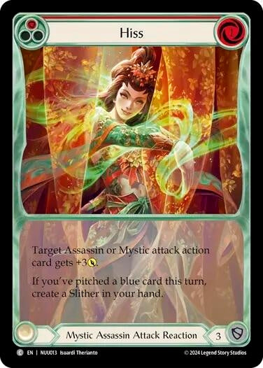 Image for Hiss (Red) (Blitz Deck: Part the Mistveil - Nuu) (NUU013) - Flesh and Blood TCG