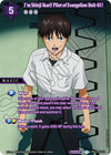 Image for I'm Shinji Ikari! Pilot of Evangelion Unit-01! (SPR) (Collaboration Booster 01: Halo of Awakening) (CB01-071) - Battle Spirits Saga
