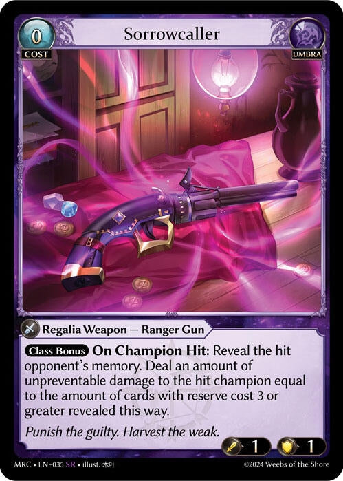 Image for Sorrowcaller (Mercurial Heart) (035) - Grand Archive TCG