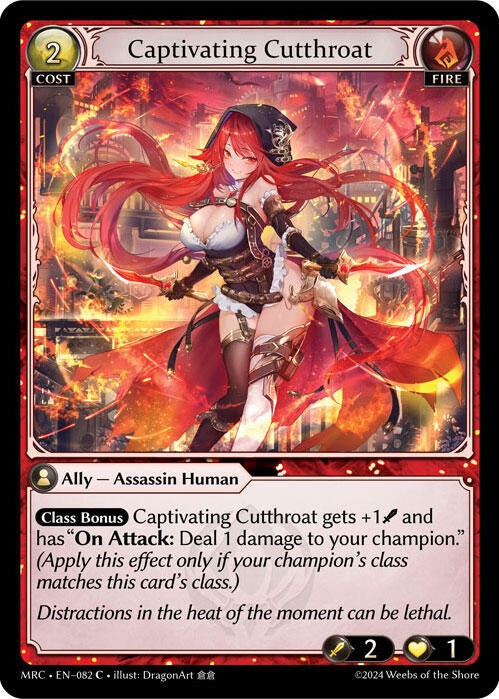 Image for Captivating Cutthroat (Mercurial Heart) (082) - Grand Archive TCG