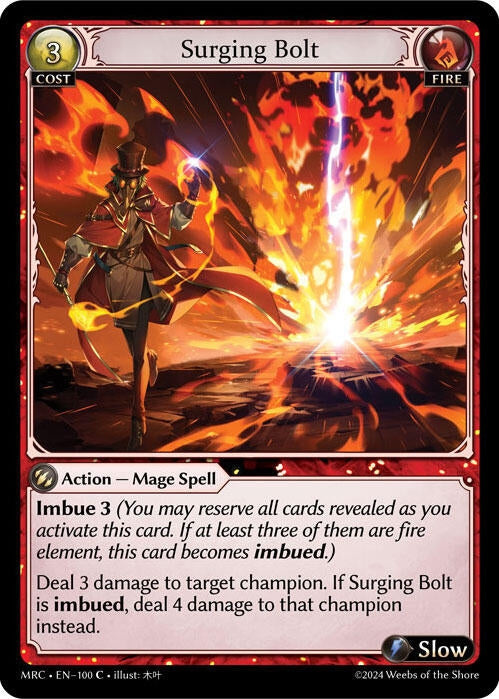 Image for Surging Bolt (Mercurial Heart) (100) - Grand Archive TCG
