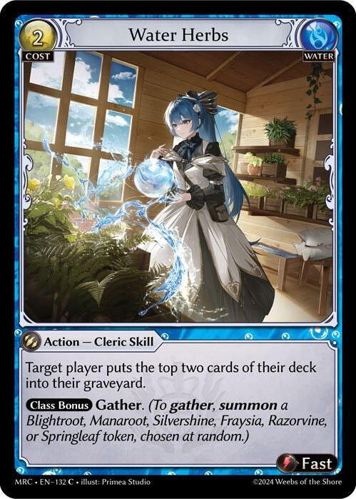 Image for Water Herbs (Mercurial Heart) (132) - Grand Archive TCG