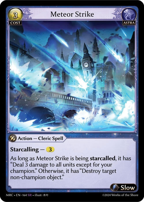 Image for Meteor Strike (Mercurial Heart) (164) - Grand Archive TCG