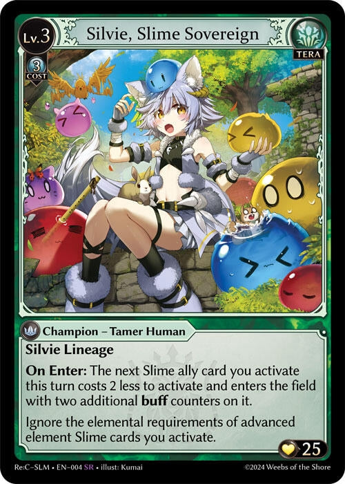 Image for Silvie, Slime Sovereign (Silvie Re:Collection, Slime Sovereign) (004) - Grand Archive TCG