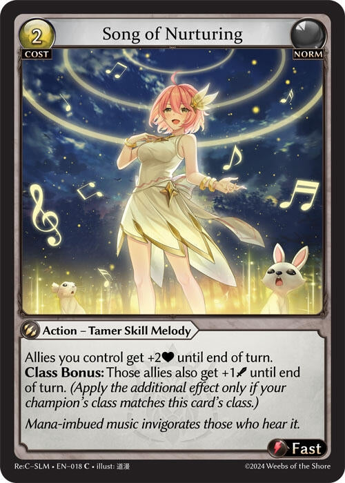 Image for Song of Nurturing (Silvie Re:Collection, Slime Sovereign) (018) - Grand Archive TCG