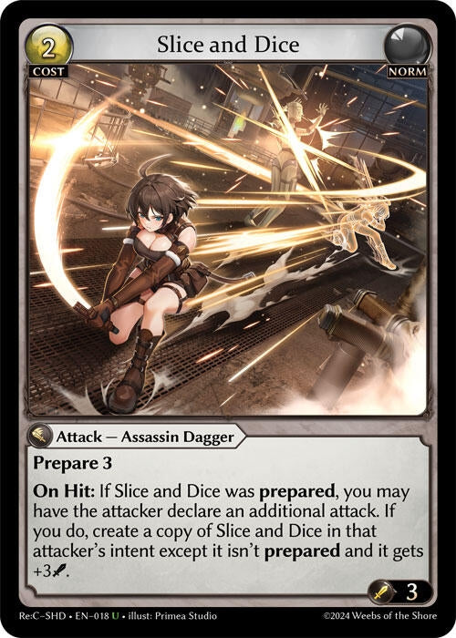 Image for Slice and Dice (Tristan Re:Collection, Shadowdancer) (018) - Grand Archive TCG