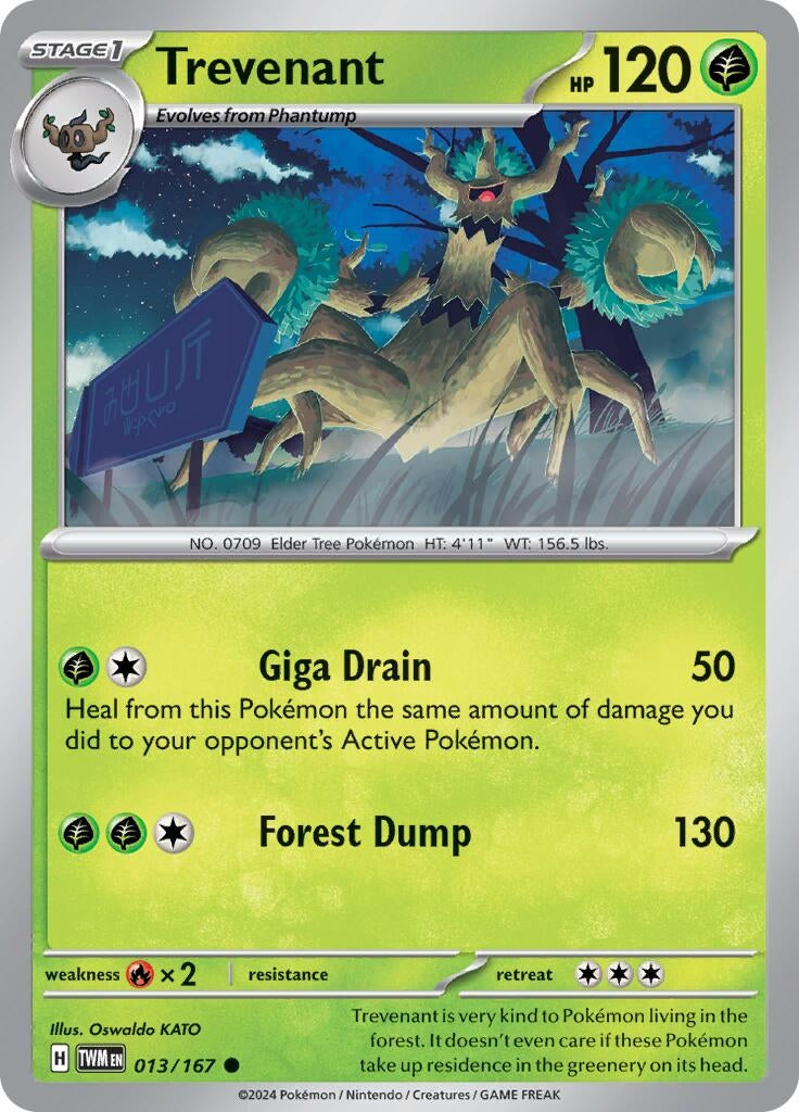 Image for Trevenant (SV06: Twilight Masquerade) (013/167) - Pokemon