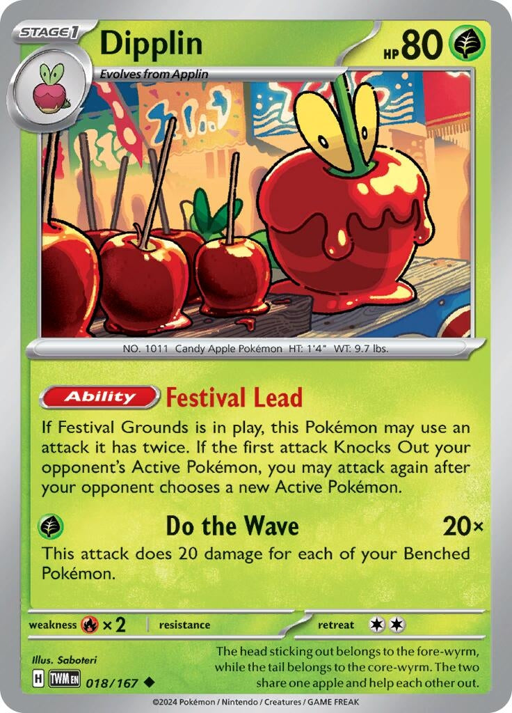 Image for Dipplin (SV06: Twilight Masquerade) (018/167) - Pokemon
