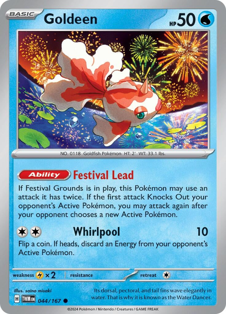 Image for Goldeen (SV06: Twilight Masquerade) (044/167) - Pokemon