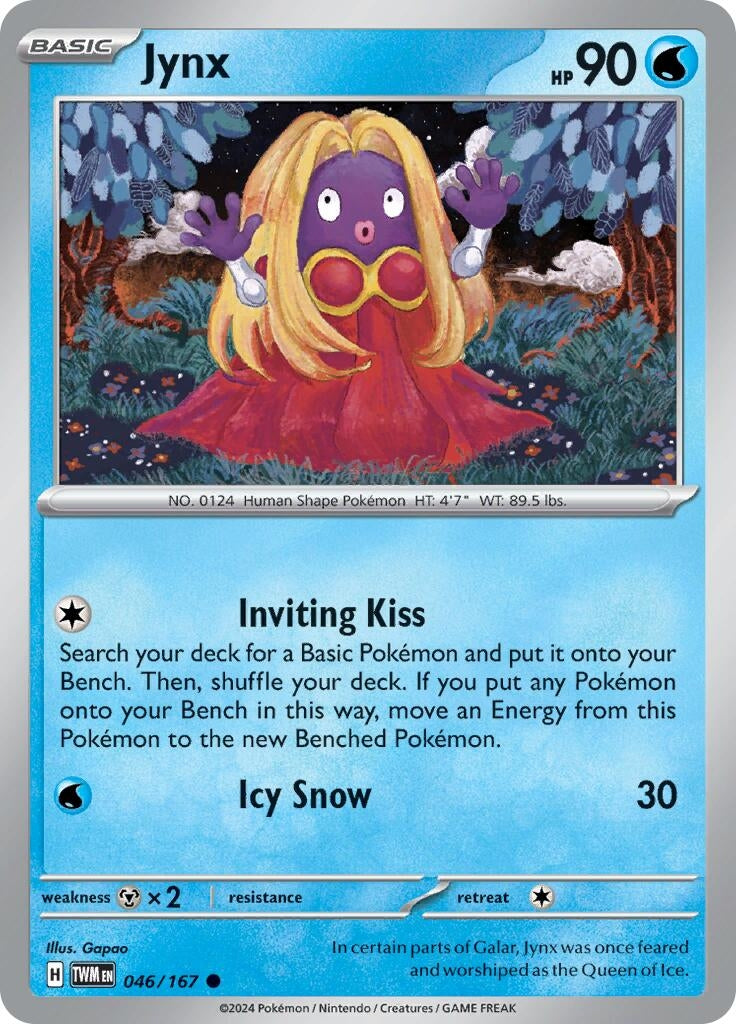 Image for Jynx (SV06: Twilight Masquerade) (046/167) - Pokemon