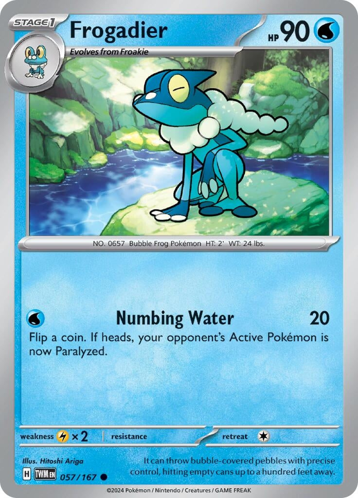 Image for Frogadier (SV06: Twilight Masquerade) (057/167) - Pokemon