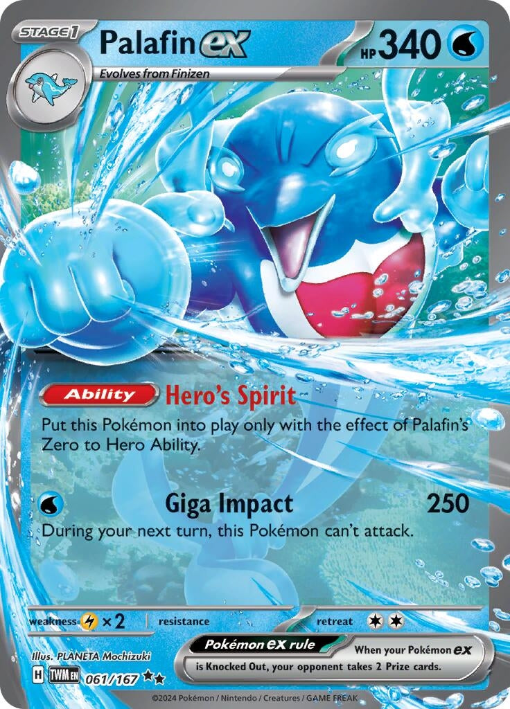 Image for Palafin ex (SV06: Twilight Masquerade) (061/167) - Pokemon