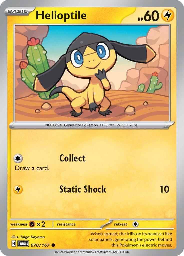 Image for Helioptile (SV06: Twilight Masquerade) (070/167) - Pokemon