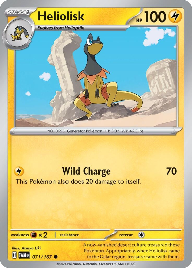 Image for Heliolisk (SV06: Twilight Masquerade) (071/167) - Pokemon