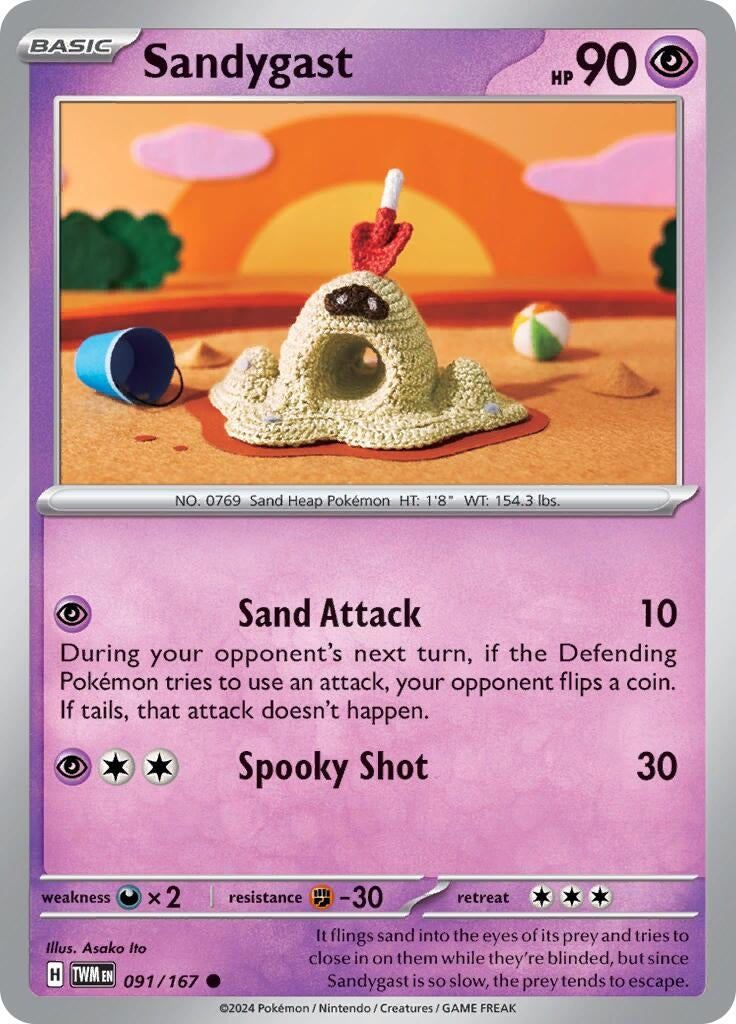 Image for Sandygast (SV06: Twilight Masquerade) (091/167) - Pokemon