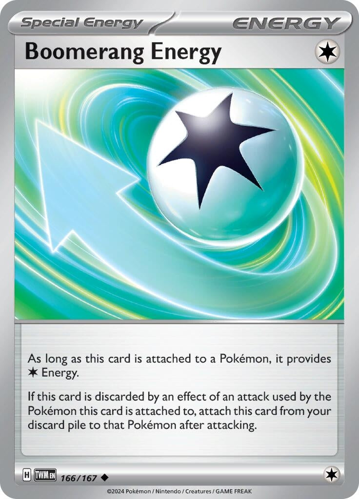Image for Boomerang Energy (SV06: Twilight Masquerade) (166/167) - Pokemon