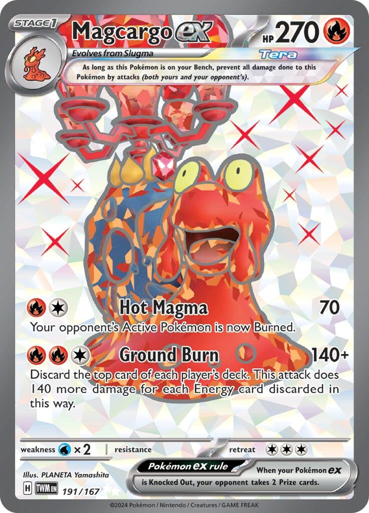 Image for Magcargo ex (SV06: Twilight Masquerade) (191/167) - Pokemon