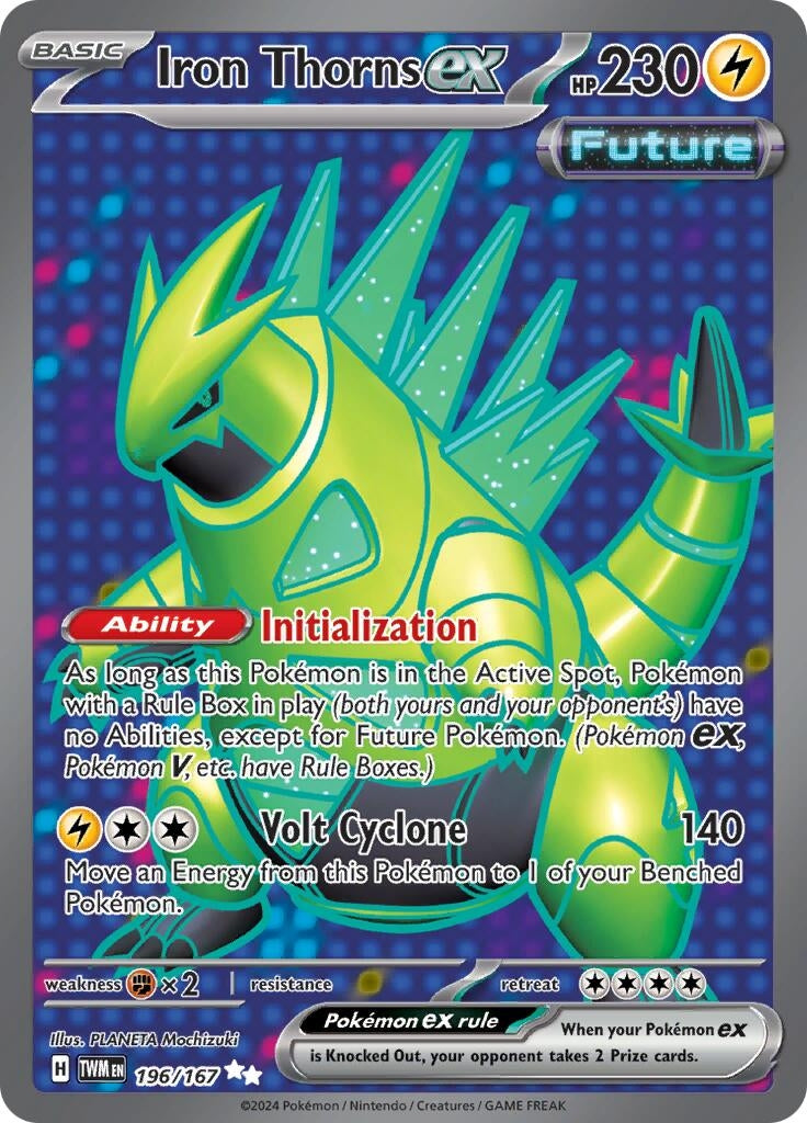 Image for Iron Thorns ex (SV06: Twilight Masquerade) (196/167) - Pokemon