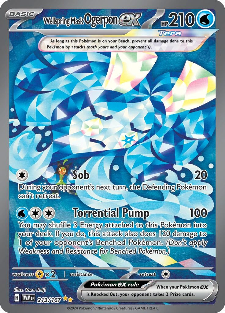 Image for Wellspring Mask Ogerpon ex (SV06: Twilight Masquerade) (213/167) - Pokemon