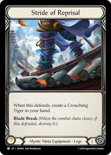 Image for Stride of Reprisal (Blitz Deck: Part the Mistveil - Zen) (ZEN006) - Flesh and Blood TCG