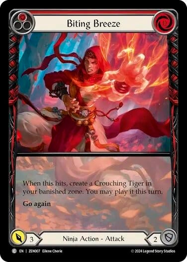 Image for Biting Breeze (Red) (Blitz Deck: Part the Mistveil - Zen) (ZEN007) - Flesh and Blood TCG
